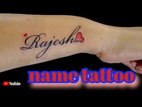 Discover 73+ about rajesh naam ka tattoo unmissable .vn